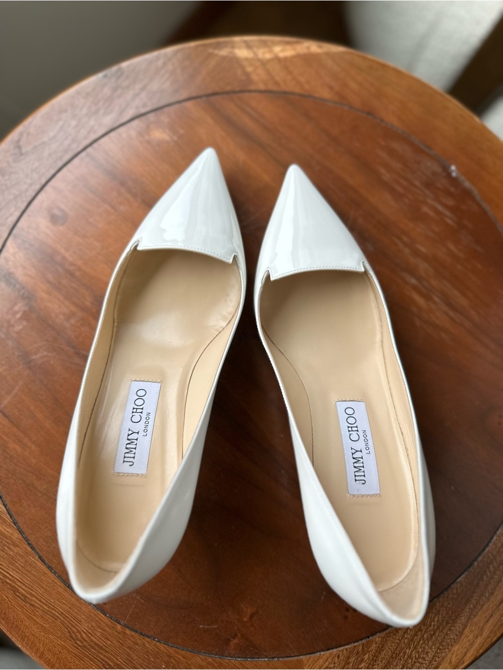 Jimmy Choi Allure Patent Kitten Pumps - Classic - 38.5